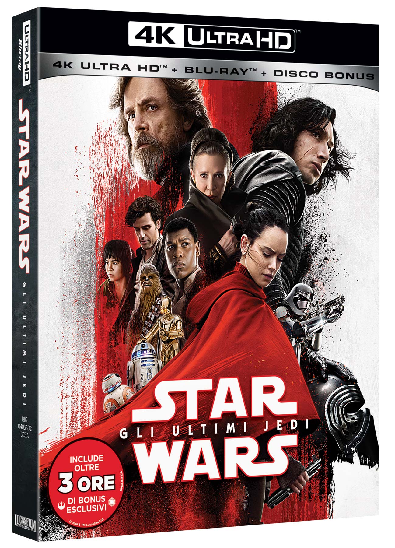 STAR WARS - GLI ULTIMI JEDI (4K ULTRA HD+2 BLU-RAY)