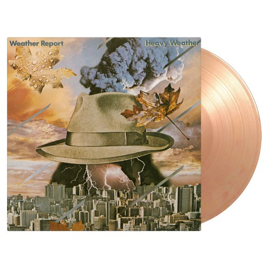 HEAVY WEATHER 180GR./DELUXE SLEEVE/1500 CPS ON PEACH COLOURED VINYL