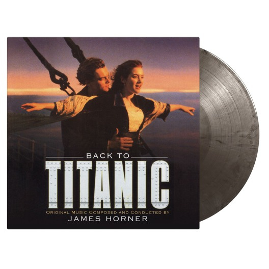 BACK TO TITANIC -CLRD-180GR. / BOOKLET / EXTRAS / 1000 CPS SILVER & BLACK MARBL