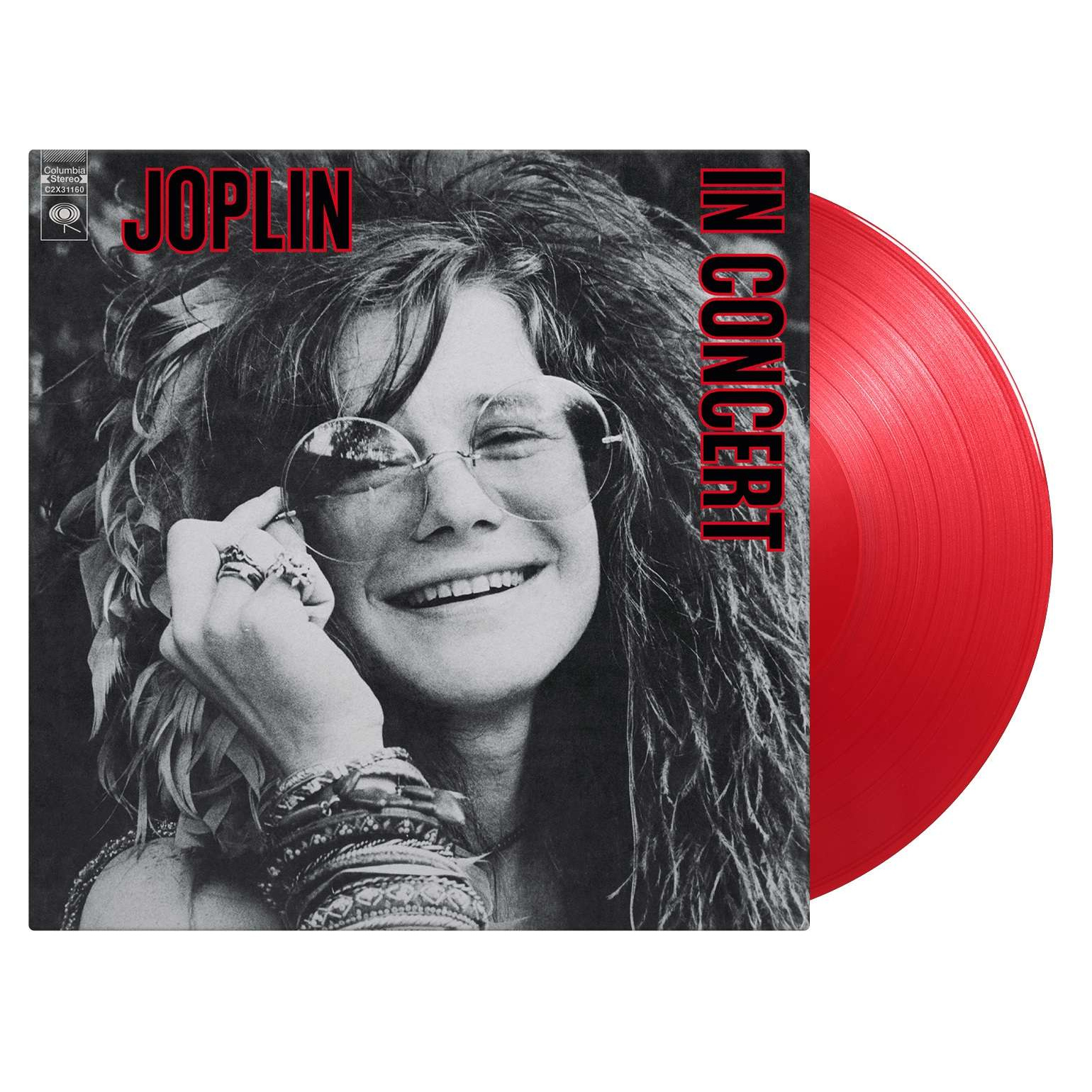 JOPLIN IN CONCERT -CLRD-180GR / DELUXE GATEFOLD / 2000 CPS ON TRANSLUCENT RED V