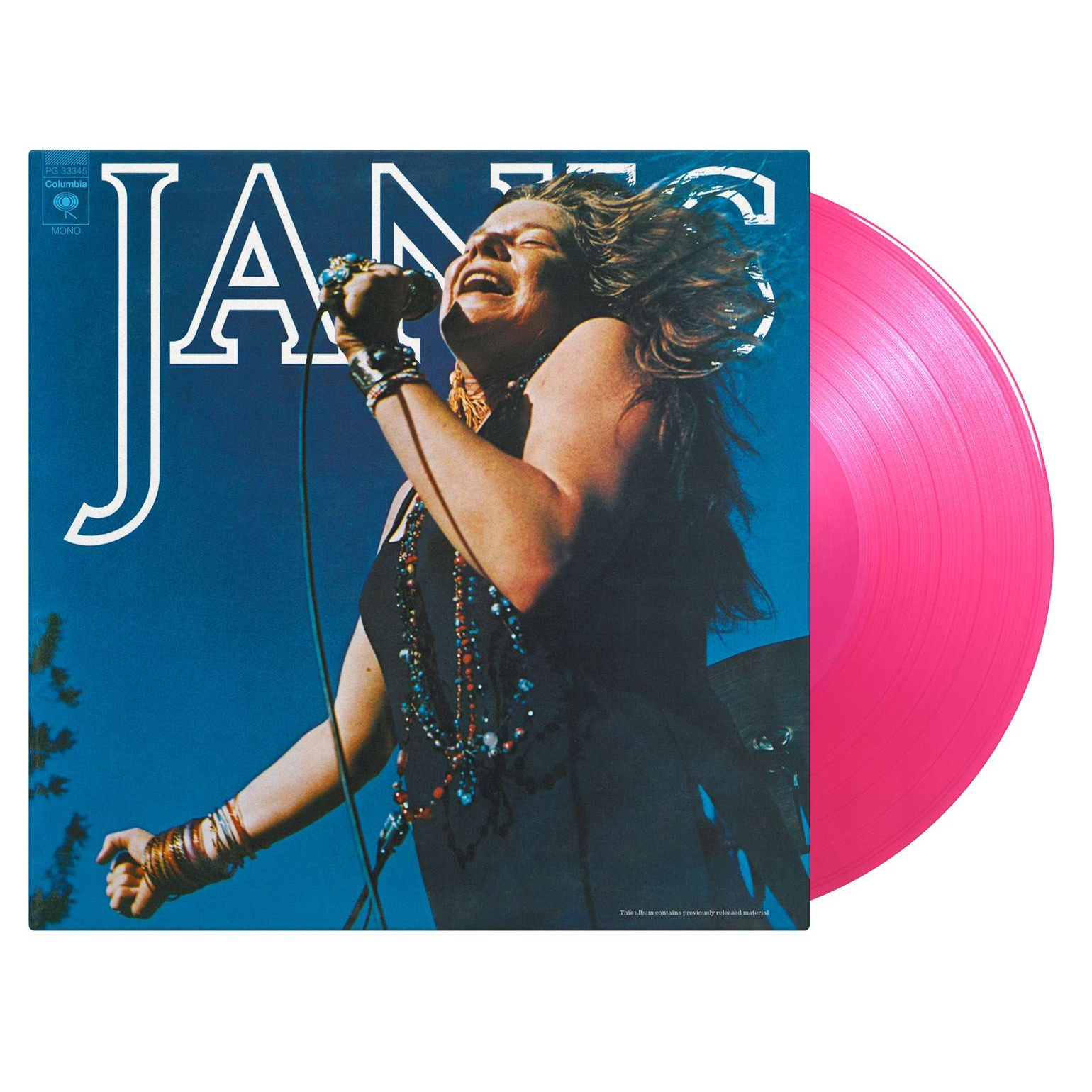 JANIS -COLOURED-180GR / GATEFOLD / 16P BOOKLET / 2000 CPS TRANSLUCENT MAGENTA