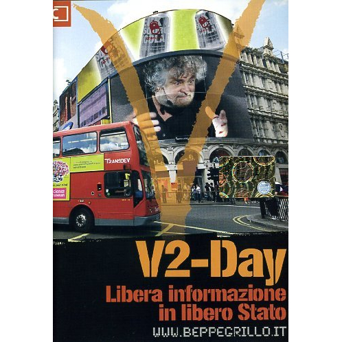 BEPPE GRILLO - V2-DAY - LIBERA INFORMAZIONE IN LIBERO STATO (2 DVD)