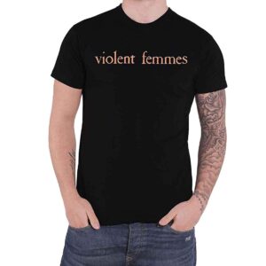 VIOLENT FEMMES: SALMON PINK VINTAGE LOGO (T-SHIRT UNISEX TG. 2XL)