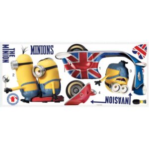 MINIONS: JOY TOY - ADESIVO DA PARETE GIGANTE 1 FOGLIO 45X101CM