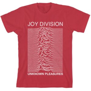 UNKNOWN PLEASURES T-SHIRT RED L
