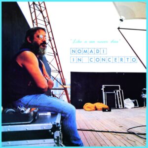 Nomadi in Concerto (Live) Bauletto con Doppio Vinile Lp Colorato Turchese in Edizione Limitata e Numerata