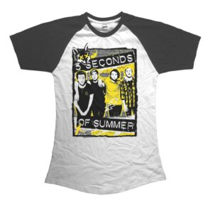 5 SECONDS OF SUMMER: SPLATTER (T-SHIRT DONNA TG. 2XL)