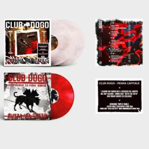 Penna Capitale Doppio Vinile Lp Trasparente Fumè + Vinile Lp Colorato Marmorizzato Rosso