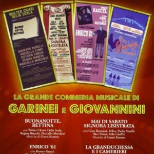 GARINEI E GIOVANNINI - LA GRANDE COMMEDIA MUSICALE #01 (4 DVD)