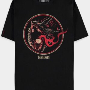 GAME OF THRONES: HOUSE OF THE DRAGON - MEN'S SHORT SLEEVED BLACK 03 (T-SHIRT UN