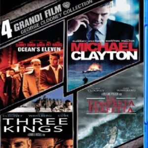 GEORGE CLOONEY: 4 GRANDI FILM - OCEAN'S ELEVEN / MICHAEL CLAYTON / THREE KINGS
