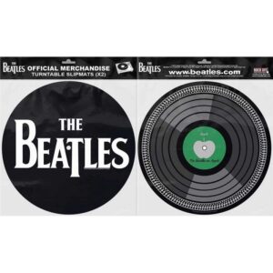 Beatles (The): Drop T Logo & Apple (Tappetino Per Giradischi)
