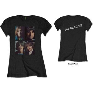BEATLES (THE): WHITE ALBUM FACES (BACK PRINT) (T-SHIRT DONNA TG. 2XL)