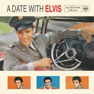 A DATE WITH ELVIS - LP 180 GR. - GATEFOLD/60TH ANN/2000 CPS TRANSPARENT BLUE VI