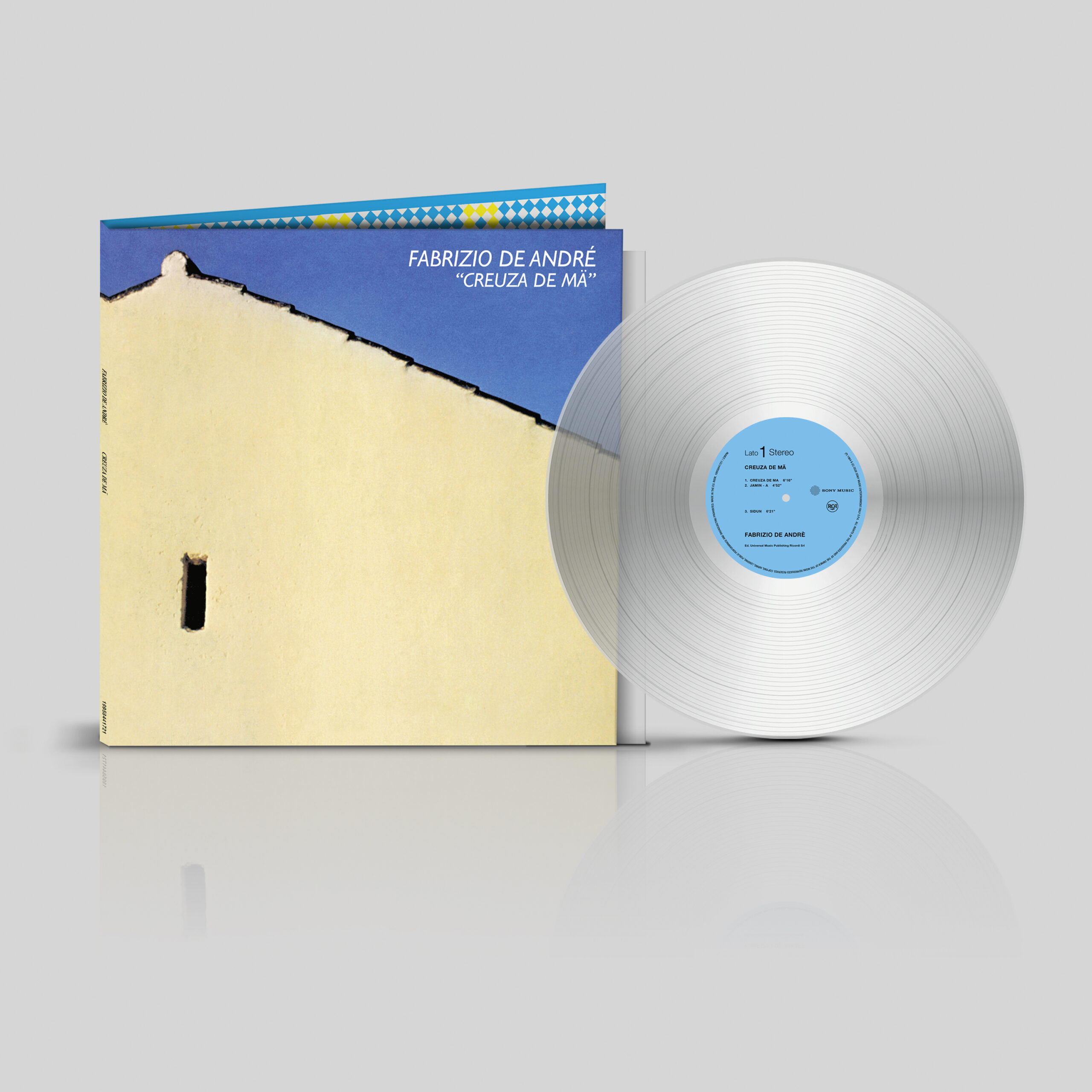 Creuza De Ma' - Lp 180 Gr. Clear Vinyl - 24 Bit/192KHz 500 Copie Numerate exitmusic.it Esclusive Ltd. Ed.
