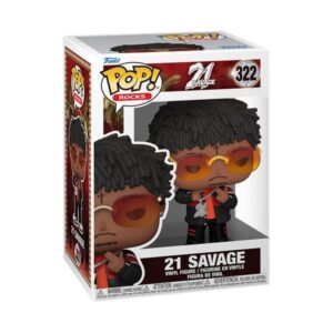 21 SAVAGE: FUNKO POP! ROCKS - 21 SAVAGE (VINYL FIGURE 322)
