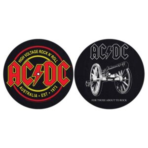 AC/DC: FOR THOSE ABOUT TO ROCK/HIGH VOLTAGE (TAPPETINO PER GIRADISCHI)